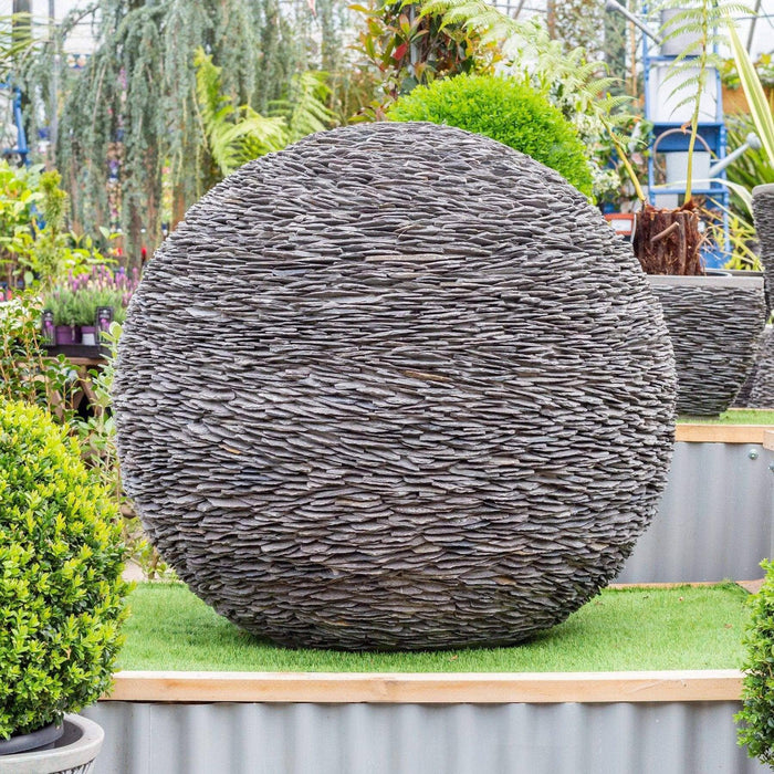 Slate Ball Water Feature with Complete Kit (Sizes 400mm up to 900mm)