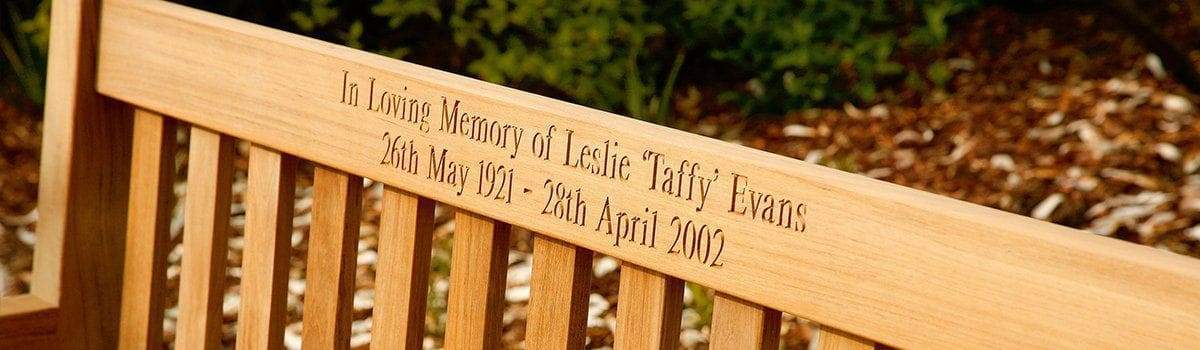 Memorial bench, Alexander Rose, Barlow Tyrie, Mid Ulster Garden Centre Ireland