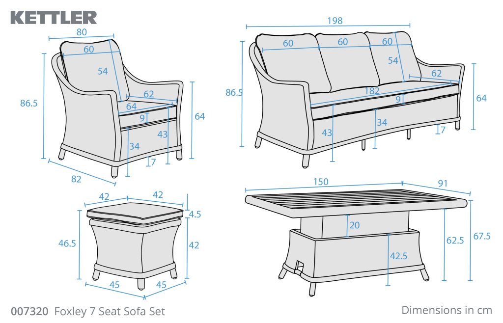 Kettler Foxley Sofa Set