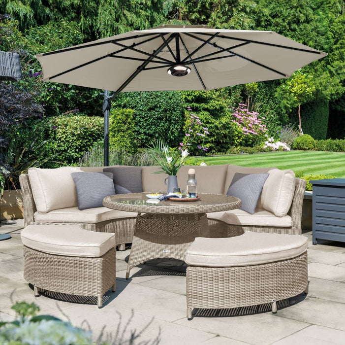 Kettler Palma Round Sofa Set in Oyster