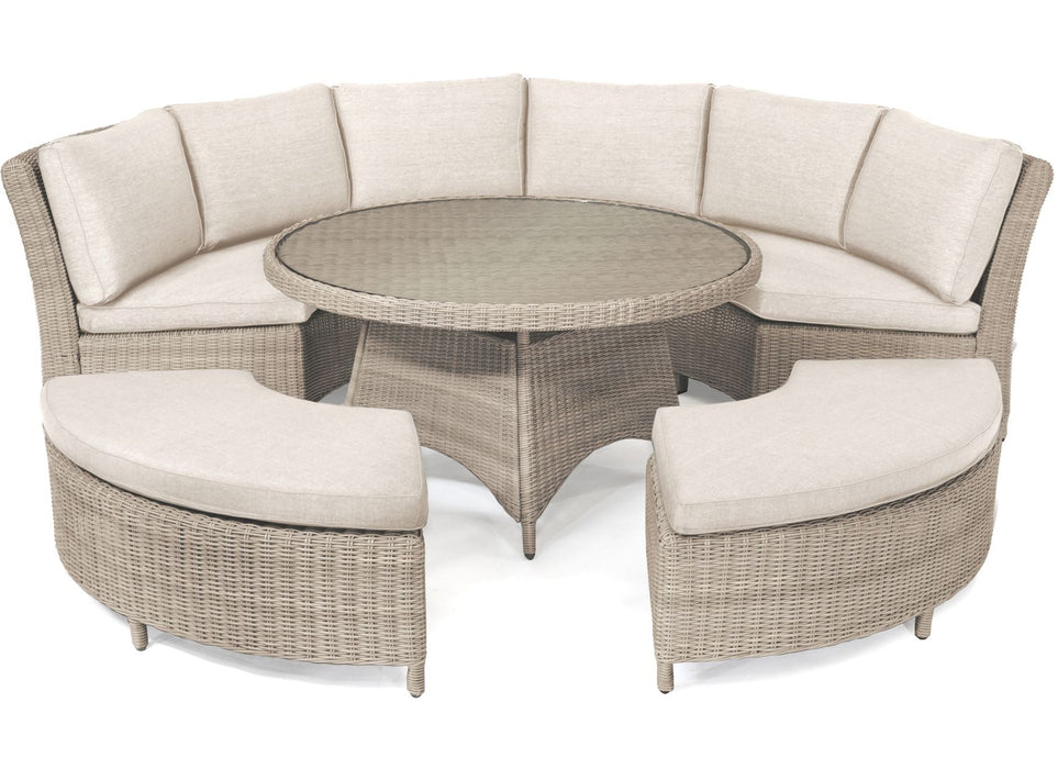 Kettler Palma Round Sofa Set in Oyster