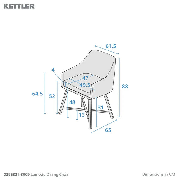 Kettler LaMode Dining Chair (Pair)