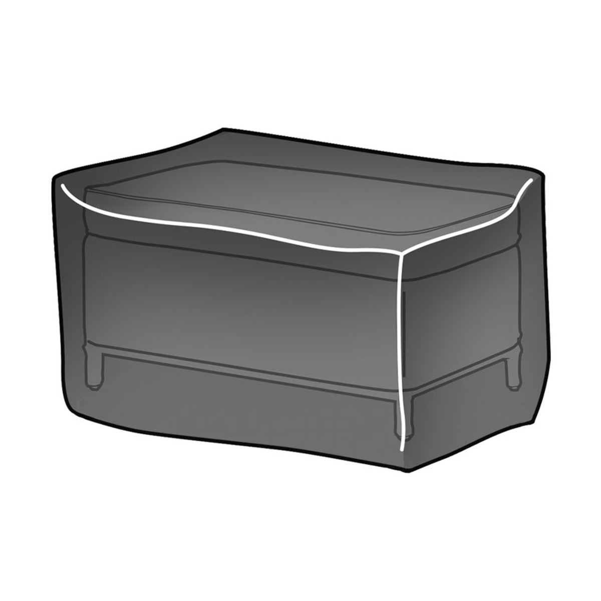 Kettler Charlbury Small Bench 85cm Grey Protective Cover