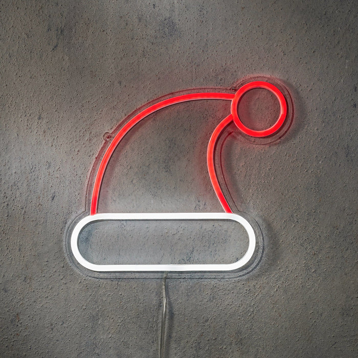 Neon light Santa Hat | Luca Lighting | 26.5 x 29.5 cm