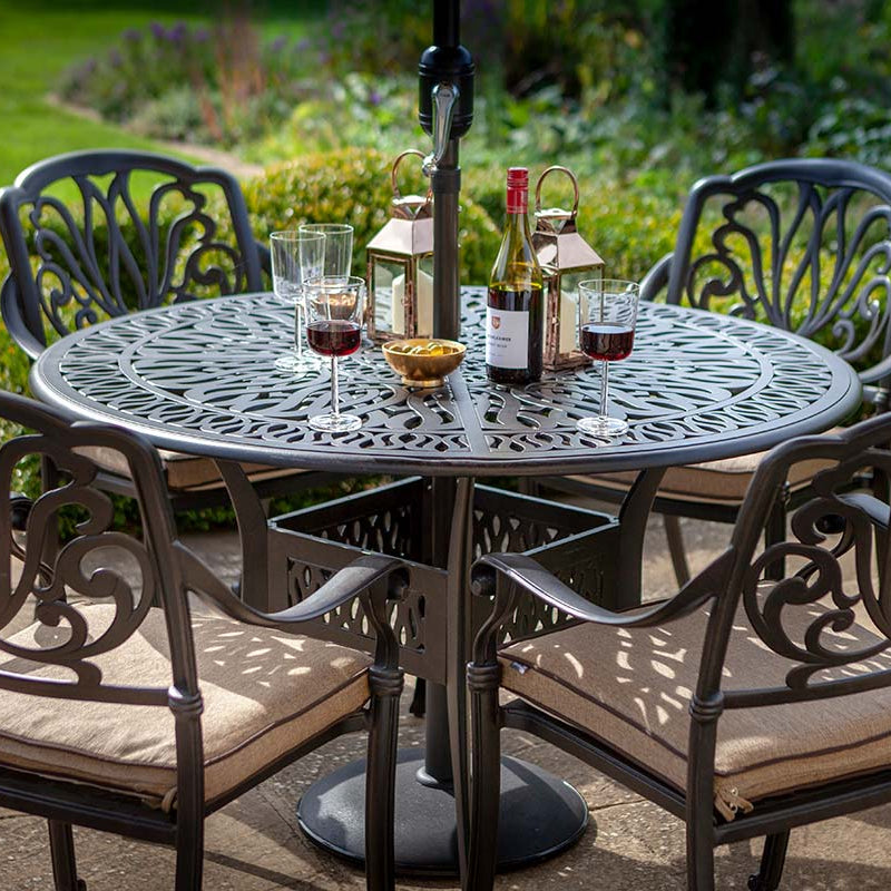 Hartman Amalfi 4 Seater Complete Dining Set in Bronze