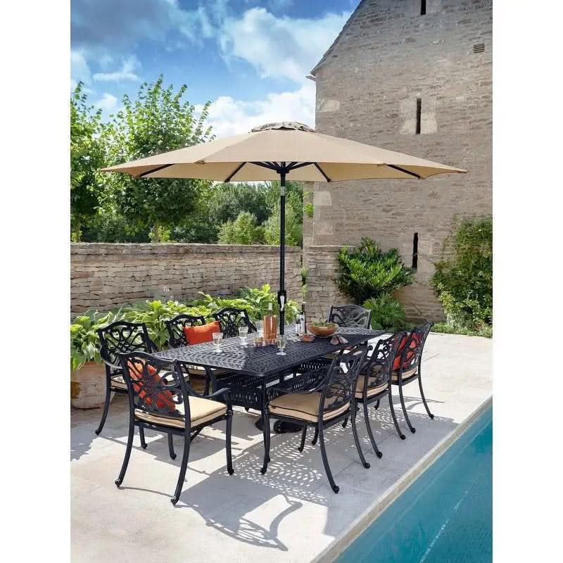 Hartman Capri 8 Seater Rectangular Set in Bronze