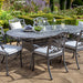 Hartman Capri Oval 6 Seat Dining Set in Antique Grey