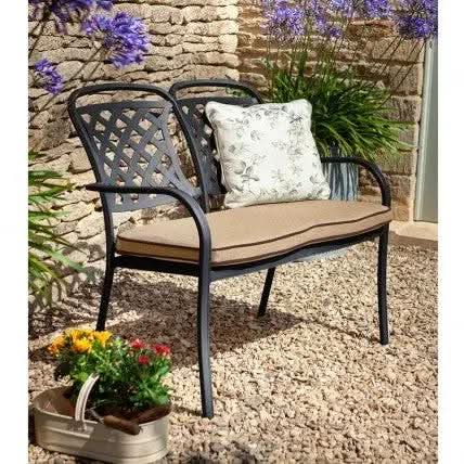 Hartman Berkeley 2 Seat High Back Bench in Bronze