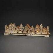 Konst Smide Wooden Village Silhouette