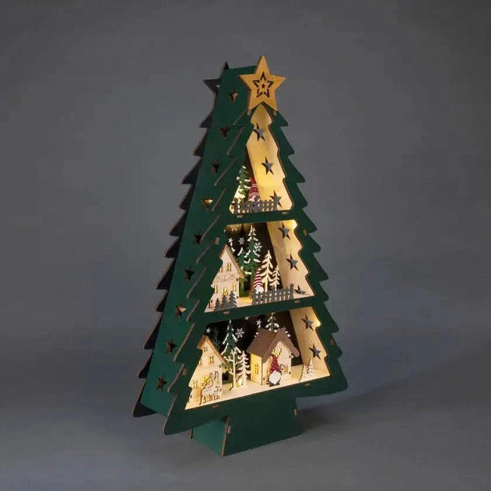 Konst Smide Scandi Wooden Christmas Tree