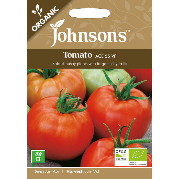 Vegetables Organic Tomato Ace 55 Vf