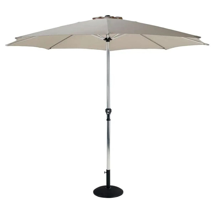 Hartman Luxe 3m Round Parasol - available in Dove Light Grey, Dark Grey, Shell & Moon