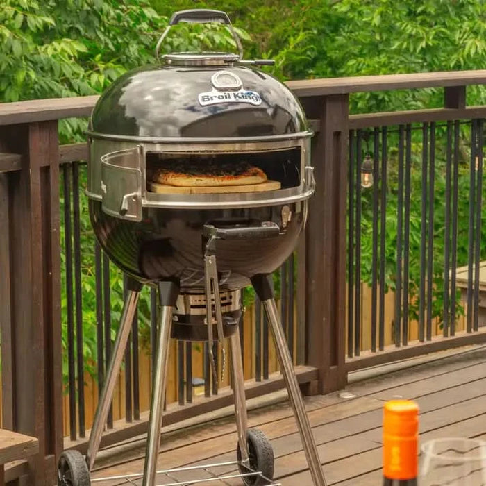 Crown Charcoal Kettle Grill – Stainless Steel Culinary Ring