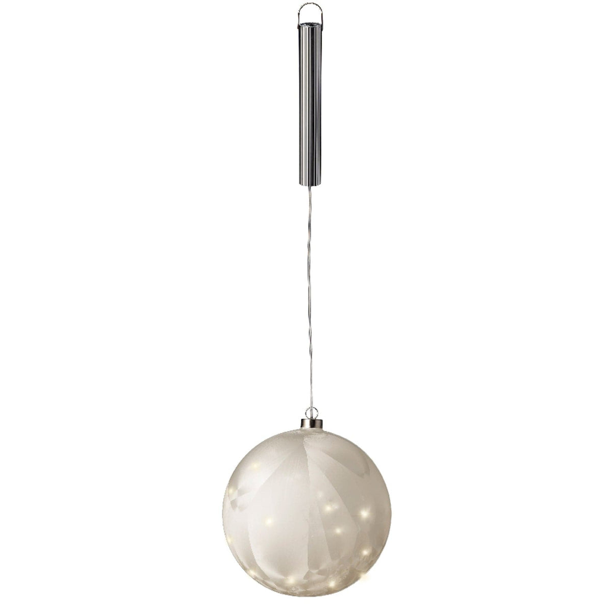 Micro LED Ball Diameter 20cm Frost, Warm White 40 Lights