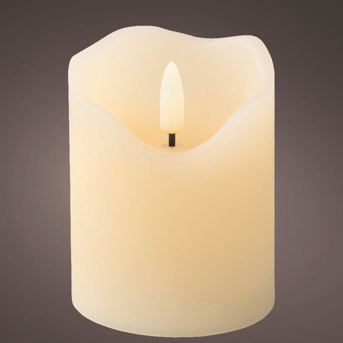 LED Wick Candle Wax Flicker 9cm Tall