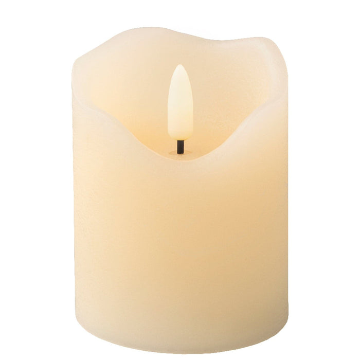 LED Wick Candle Wax Flicker 9cm Tall
