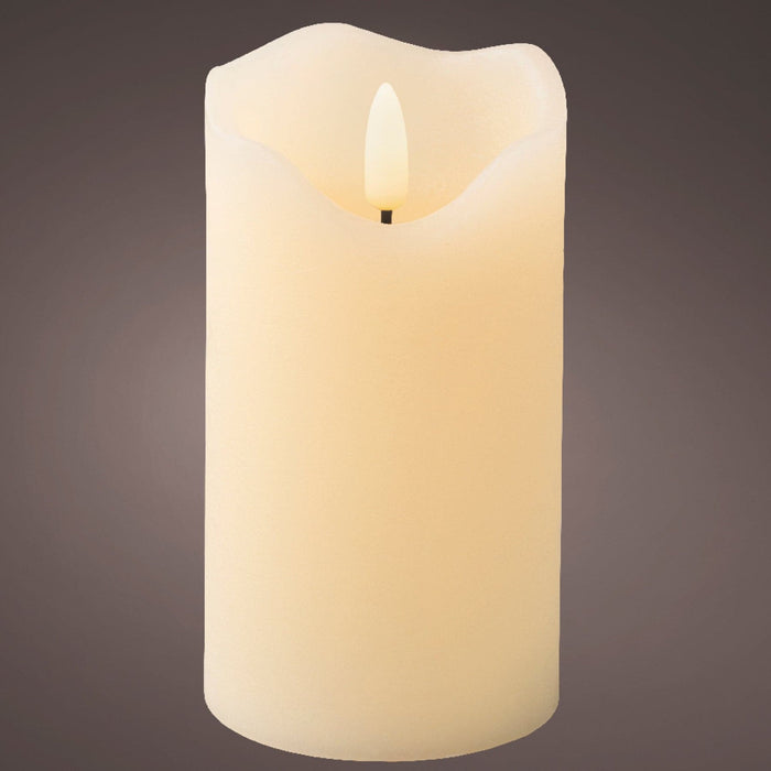 LED Wick Candle Wax Flicker 13cm Tall