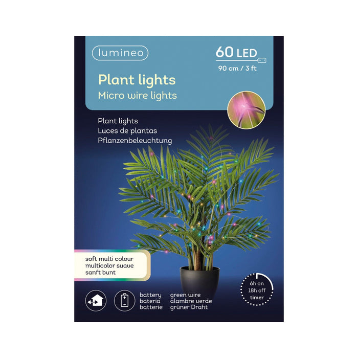 Micro LED Plant Lights Green, Soft Multi 60 Lights