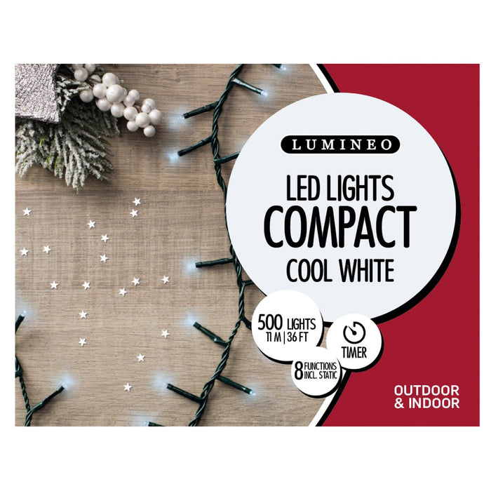 Kaemingk Lumineo LED Cool White Compact Twinkle (500 Lights)