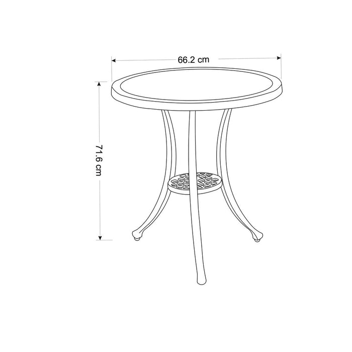 Hartman Avebury Bistro Set in Antique Moss