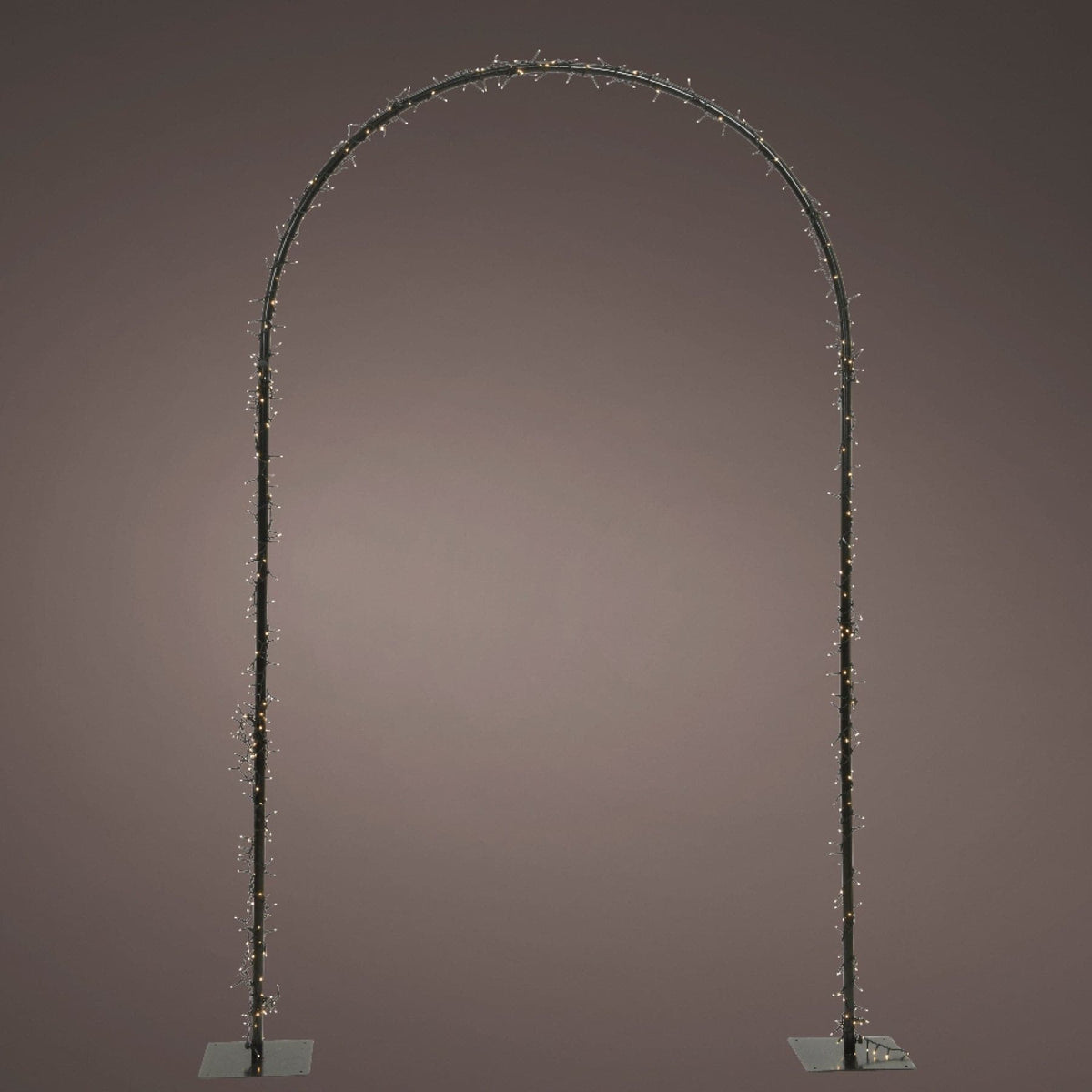 LED Arch 8 Function Twinkle Effect  Black, Warm White 500 Lights (ex-display)