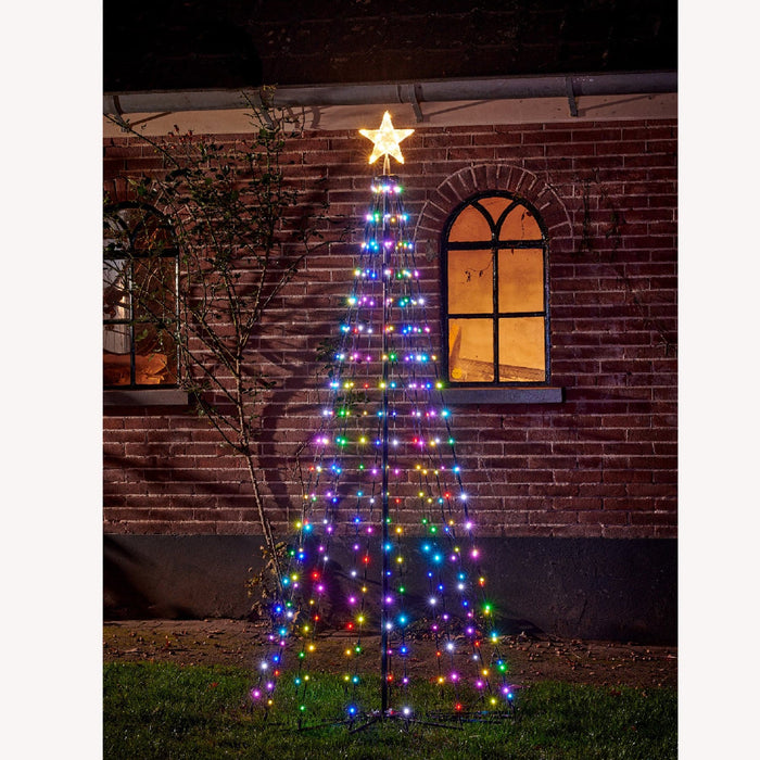 Micro Dancing Lights 3D Tree Colour Changing Effects  Black, Warm White, Colour Changing 295 Lights