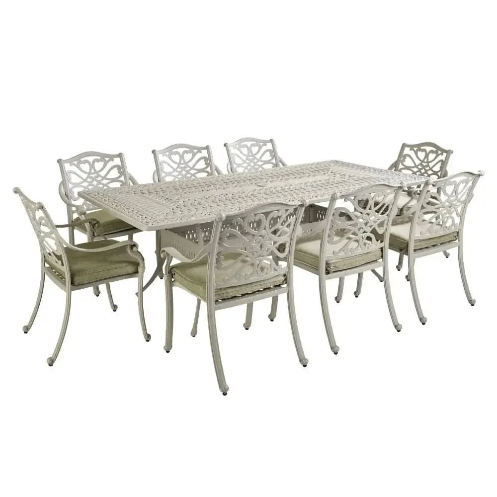 Hartman Capri 8 Seat Rectangular Set in Maize