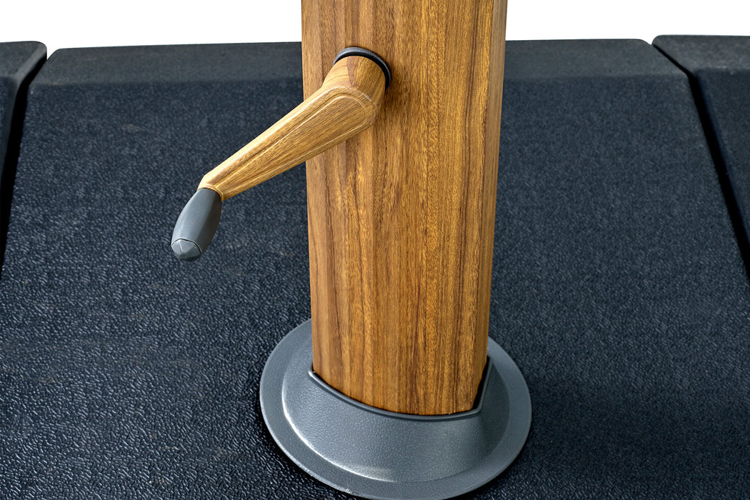 Hartman Seychelles 3.5m Round Cantilever Parasol with Folie Pole - available in Havana, Dark Grey & Juniper Green