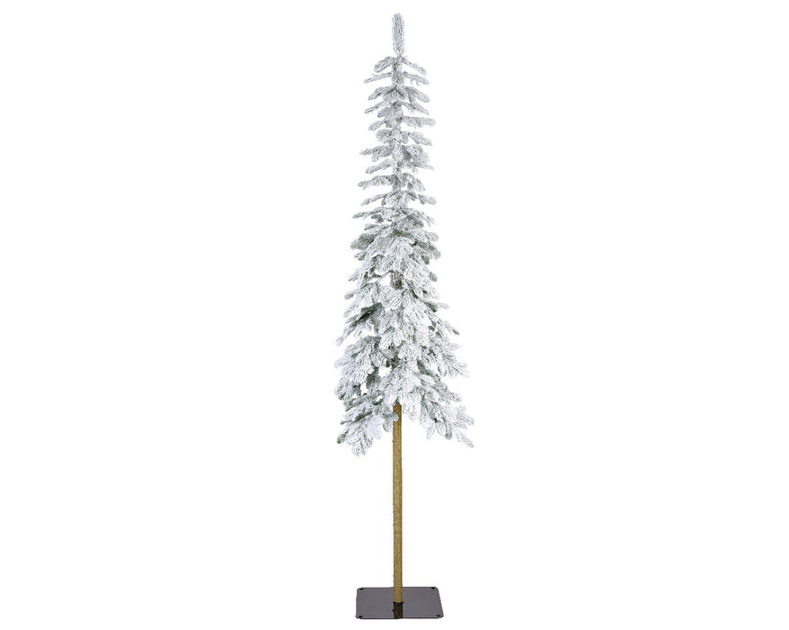 Everlands Snowy Alpine Slim Christmas Tree 210cm (7ft)