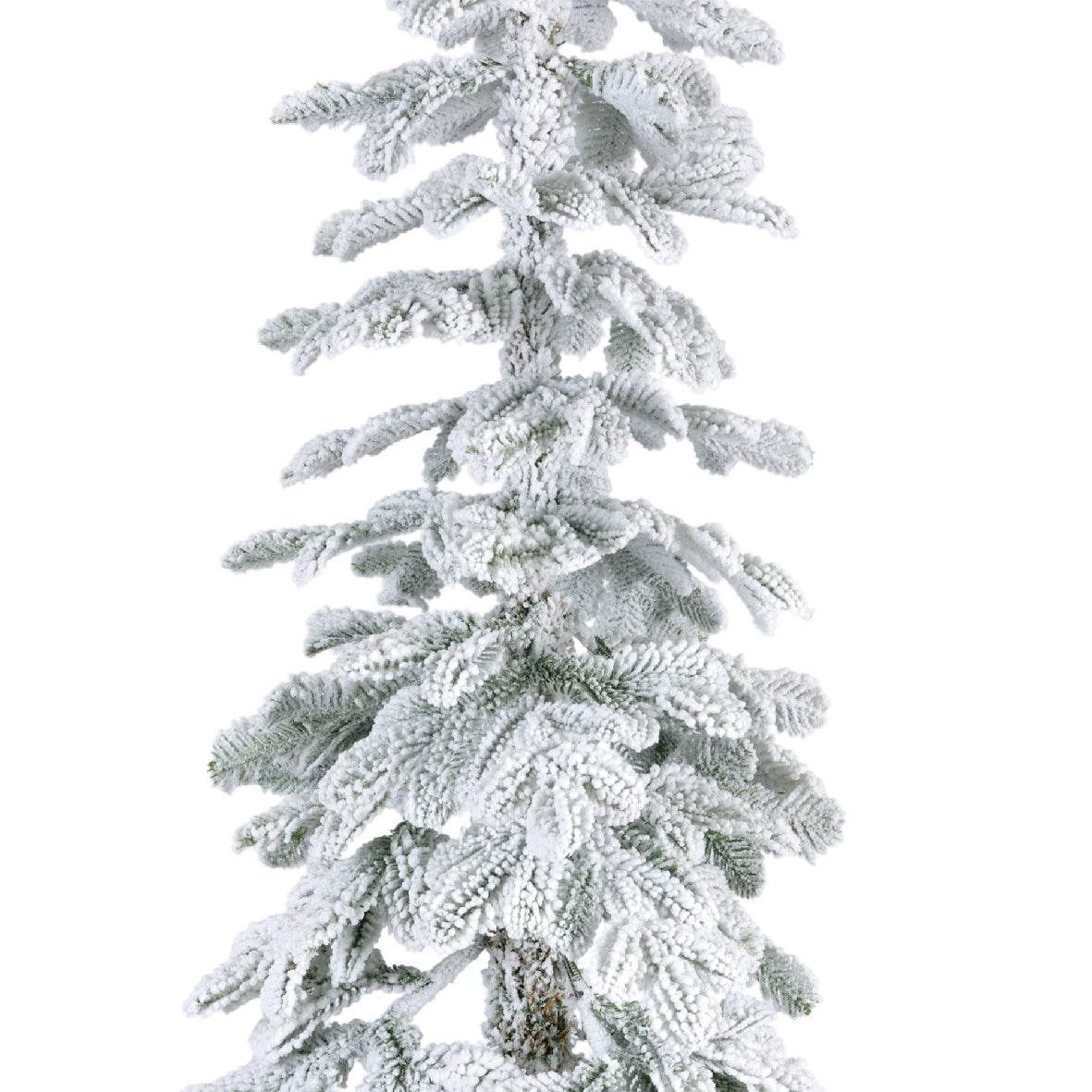 Everlands Snowy Alpine Slim Christmas Tree 210cm (7ft)