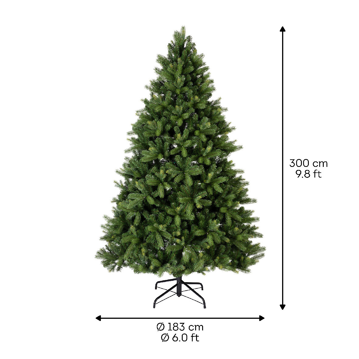 Everlands Freiburg Pine Tree 10ft / 300cm