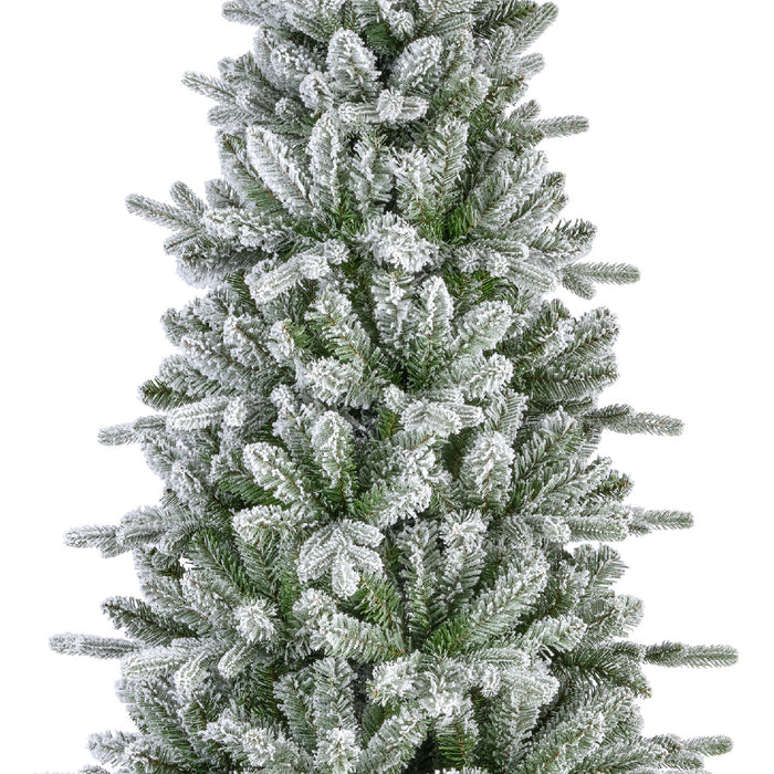 Everlands Frosted Killington Fir Slim Christmas Tree 210cm / 7ft
