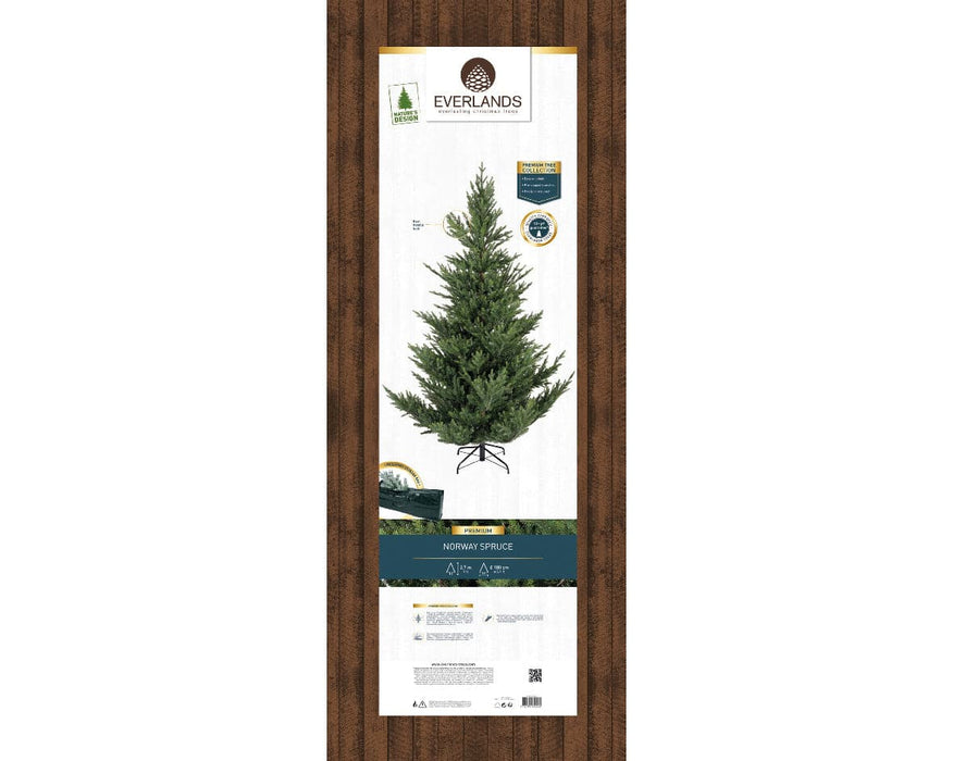 Everlands Norway Spruce Artificial Christmas Tree 270cm / 9ft (ex-display)
