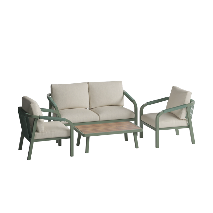 Alexander Rose Genoa Lounge 4-Seater Lounge Set & Coffee Table (ex-display)