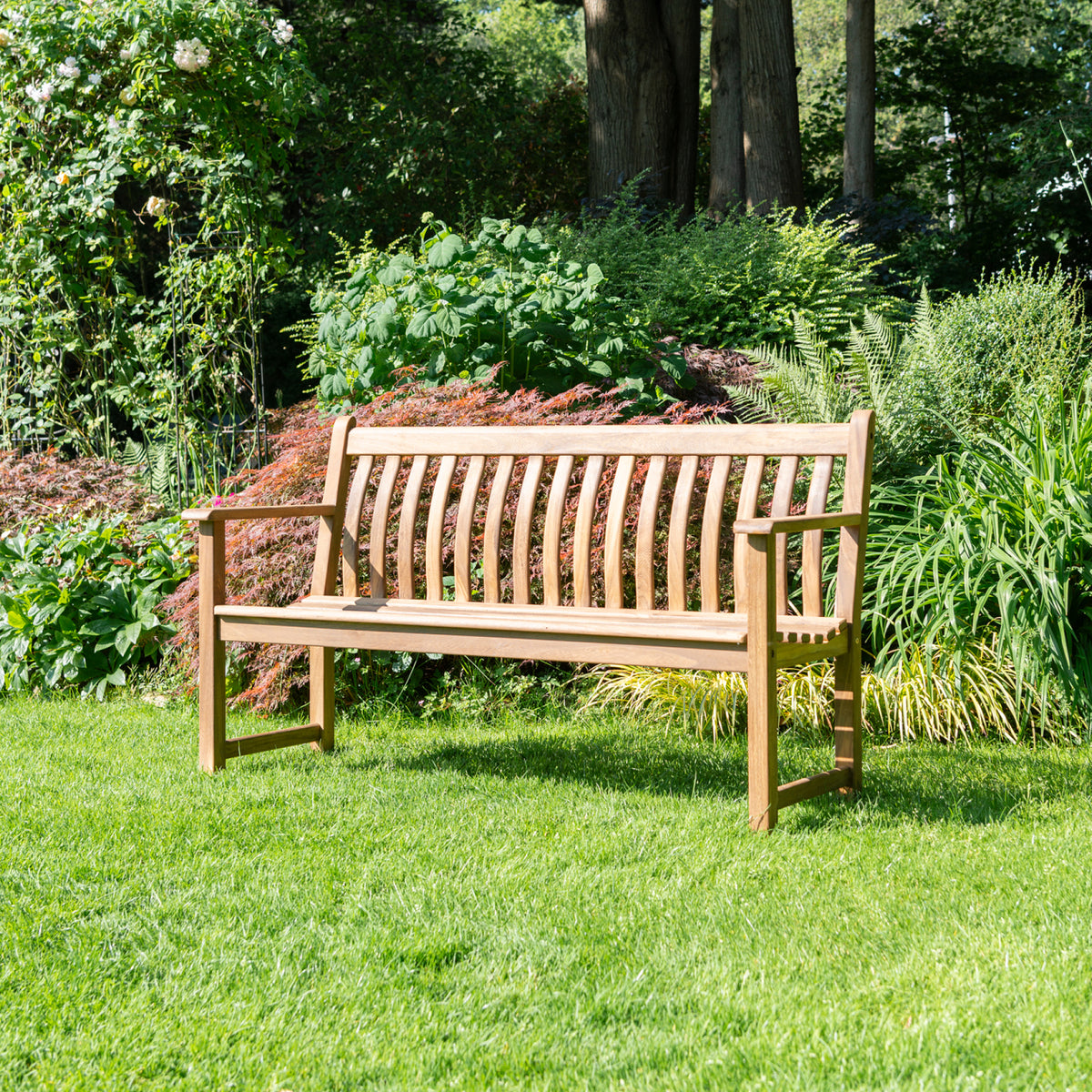 Alexander Rose Albany Broadfield Garden Bench 5ft (150cm) — Mid Ulster Garden Centre (Hortus