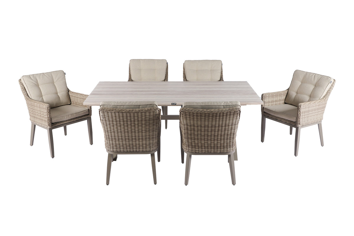 Hartman Arley 6 Seat Rectangular Dining Set