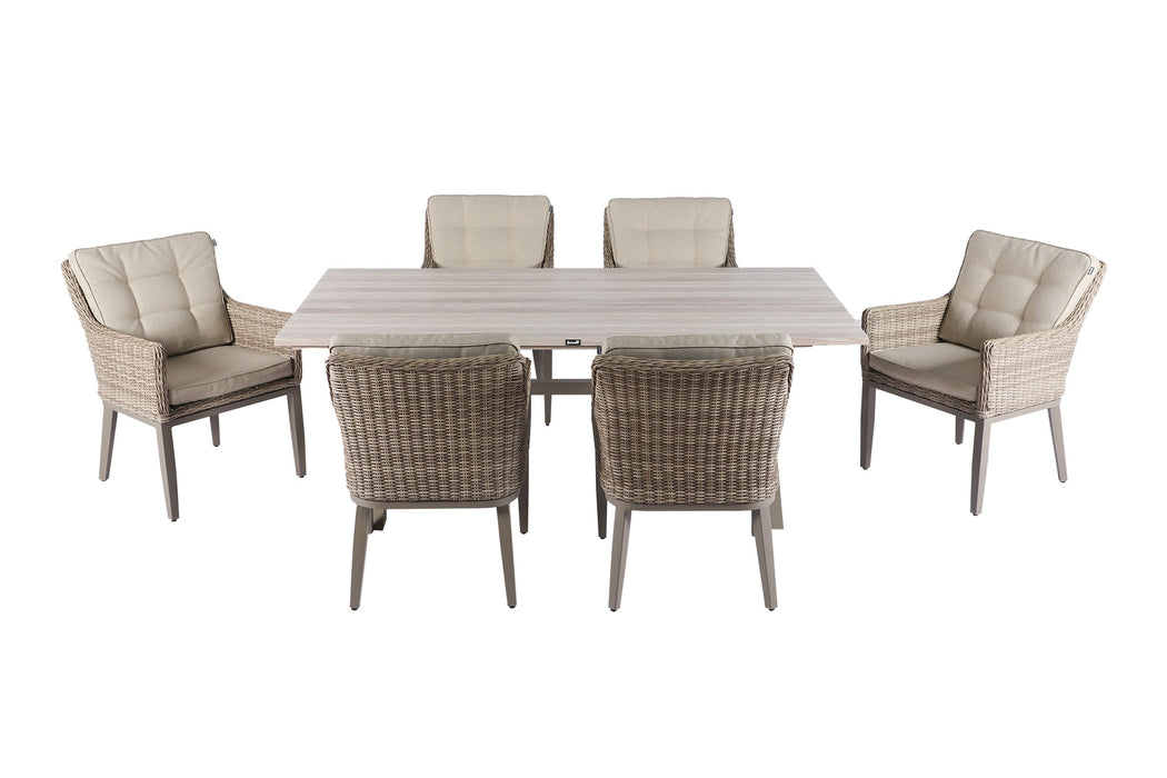 Hartman Arley 6 Seat Rectangular Dining Set