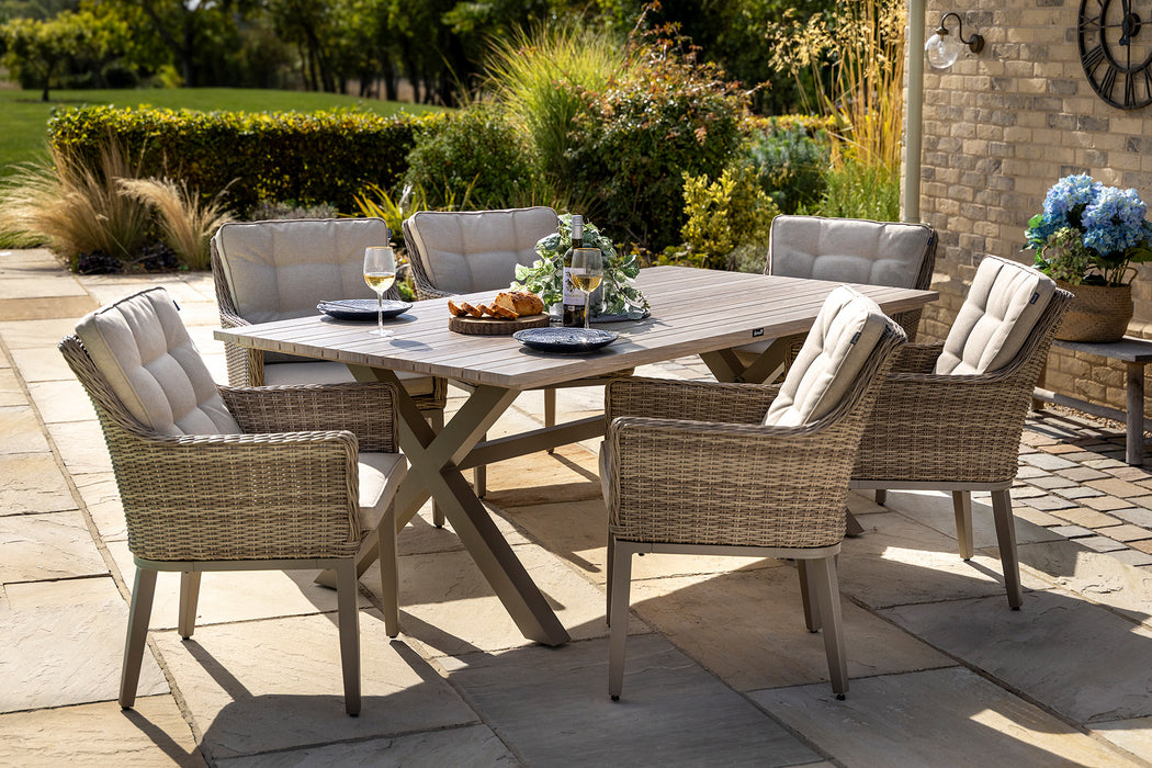 Hartman Arley 6 Seat Rectangular Dining Set