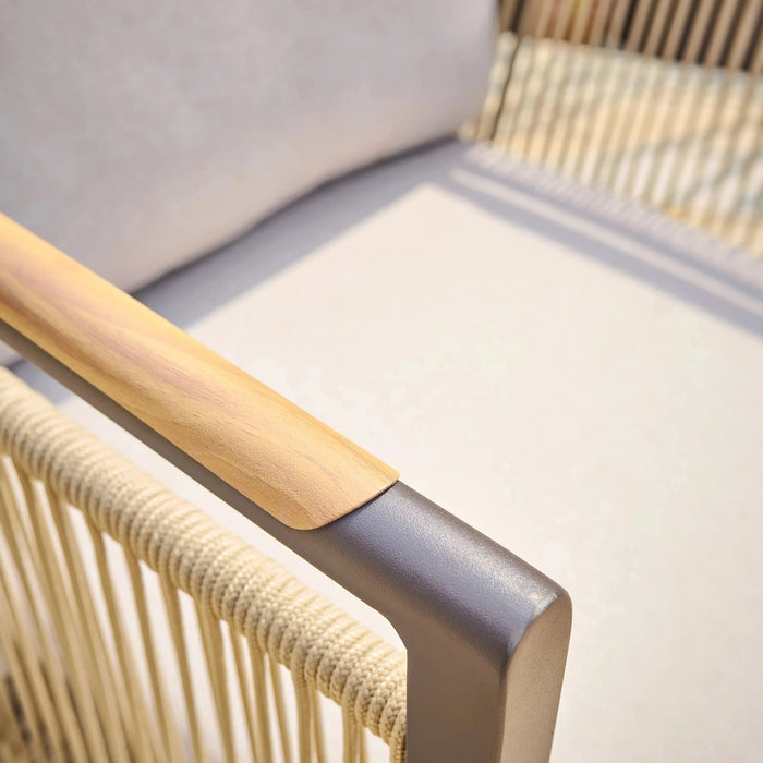 Alexander Rose Bali 6 Seat Rectangle Dining Set