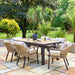 Alexander Rose Bali 6 Seat Outdoor Rectangle Dining Set