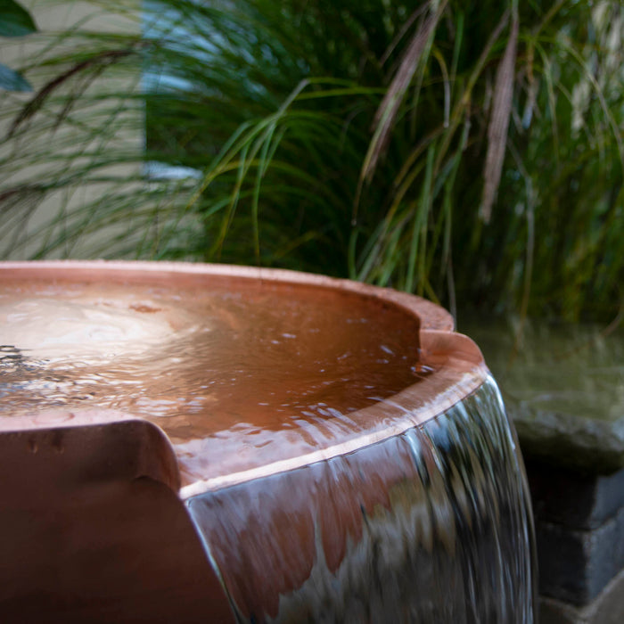 Oase Copper Bowl Water Feature Round 75cm Dia