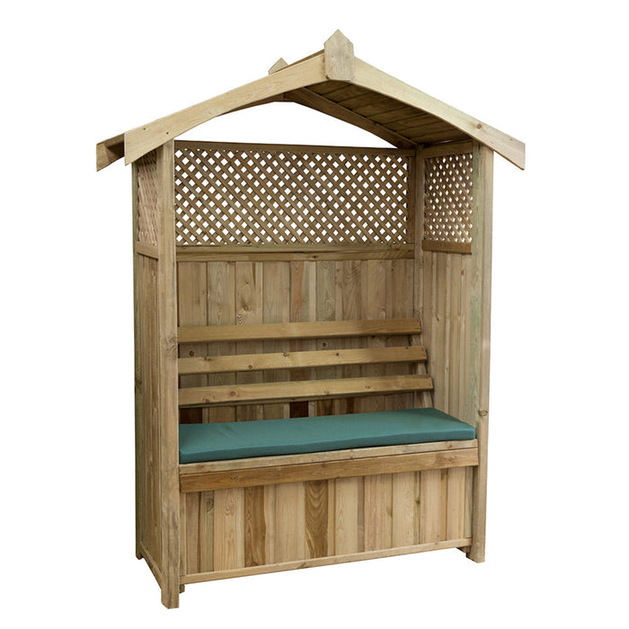 Zest Dorset Arbour with Storage Box