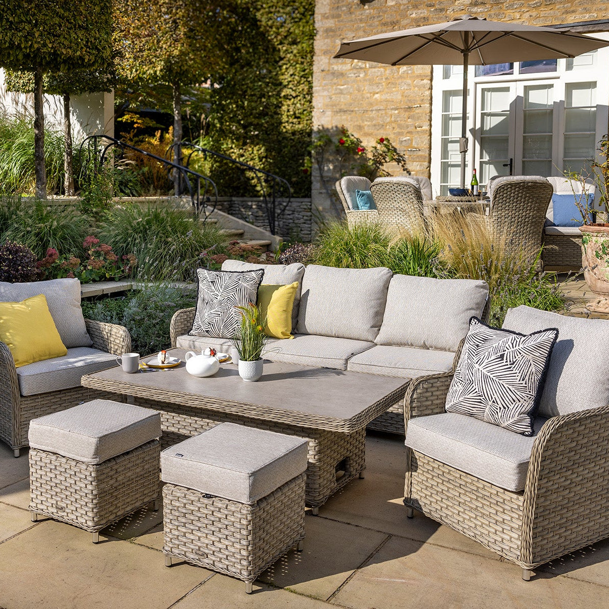 Hartman Eton 3 Seat Casual Lounge Set in Beech (ex-display)