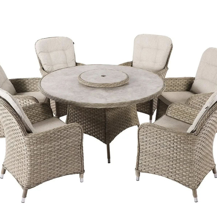 Hartman Eton 6 Seat Round Dining Set in Beech