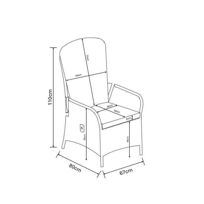 Hartman Eton Reclining Companion Set in Beech