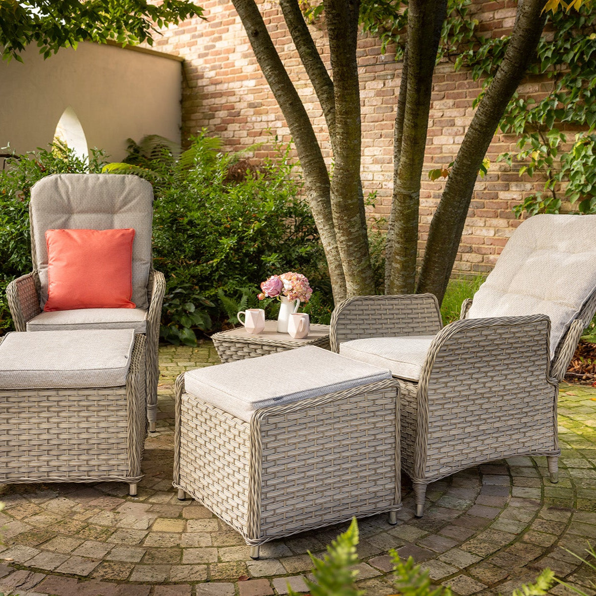 Hartman Eton Reclining Companion Set in Beech