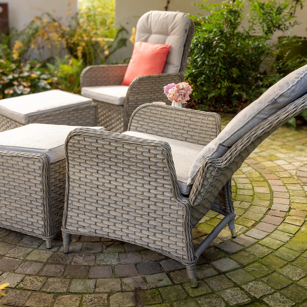 Hartman Eton Reclining Companion Set in Beech