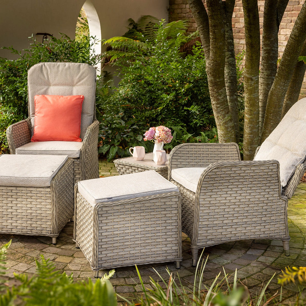 Hartman Eton Reclining Companion Set in Beech