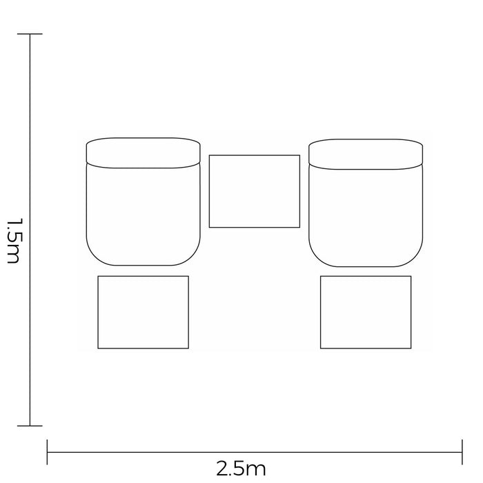 Hartman Eton Reclining Companion Set in Beech
