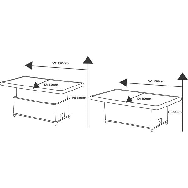 Hartman Eton Grand Rectangular Casual Dining Set
